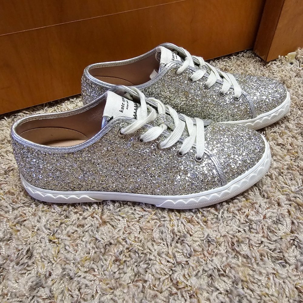 Kate Spade Glitter Sneakers (Size 6)